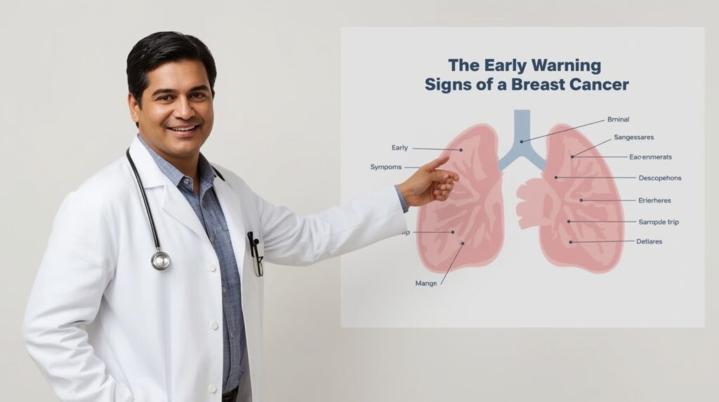 first stage symptoms of breast cancer